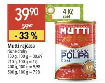 Globus Mutti rajcata nabídka