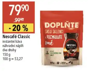 Globus Nescafé Classic nabídka