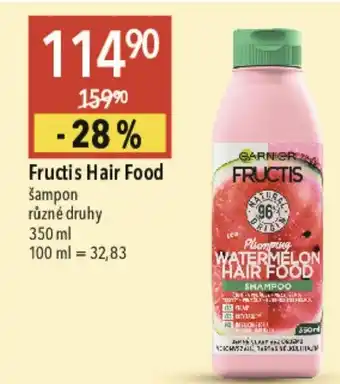 Globus Fructis Hair Food nabídka
