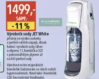 Globus Výrobník sody JET White nabídka