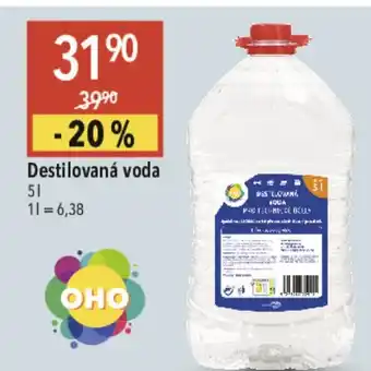 Globus Destilovaná voda nabídka