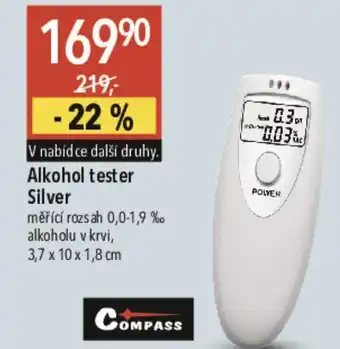 Globus Alkohol tester Silver nabídka