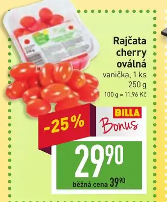 Billa Rajčata cherry oválná nabídka