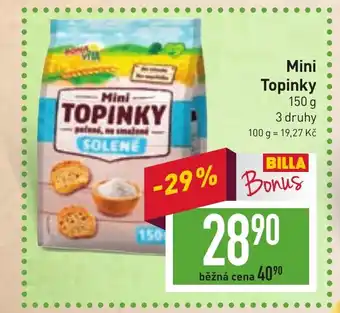 Billa Mini Topinky 150 g nabídka