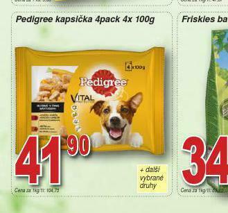 Lidl Pedigree kapsičky pro psy nabídka