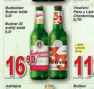 Pivo budweiser budvar original světlý ležák