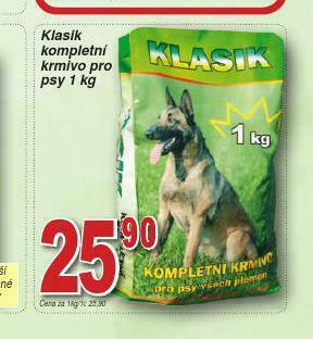 Lidl Klasik kompletní krmivo pro psy nabídka