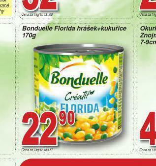 Lidl Bonduelle florida hrášek + kukuřice nabídka