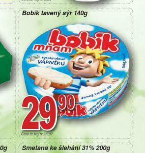 Lidl Bobík tavený sýr nabídka