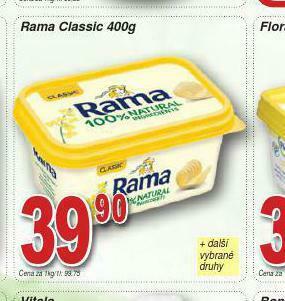 Lidl Rama classic 400 g nabídka