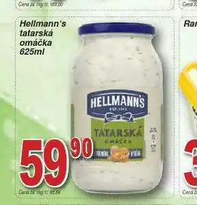 Lidl Hellman´s tatarská omáčka nabídka