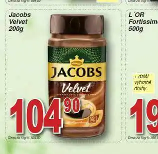 Lidl Káva jacobs velvet nabídka