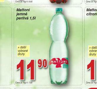 Lidl Mattoni jemně perlivá nabídka