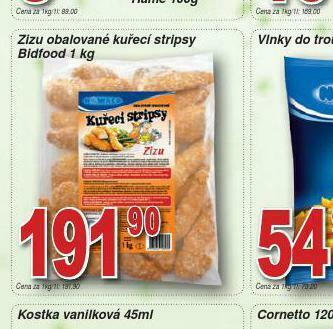 Lidl Zizu obalované kuřecí stripsy nabídka