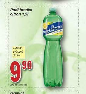 Lidl Poděbradka citron nabídka