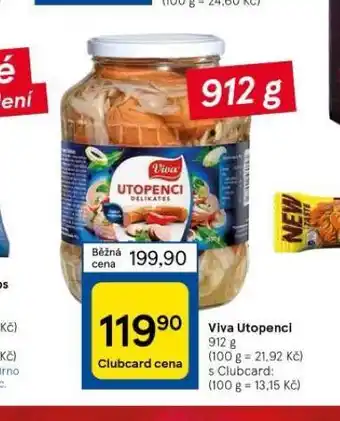 Tesco Viva utopenci nabídka