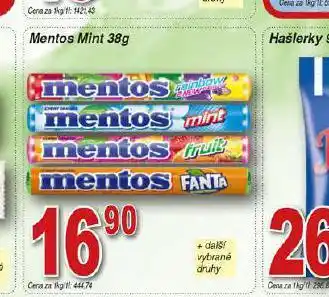 Hruška Mentos mint nabídka