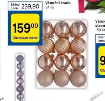 Tesco Vánoční koule nabídka