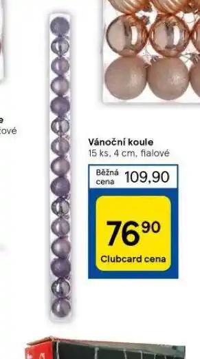 Tesco Vánoční koule nabídka