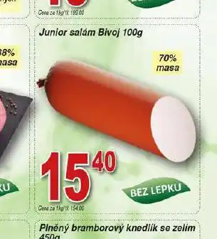Hruška Junior salám nabídka