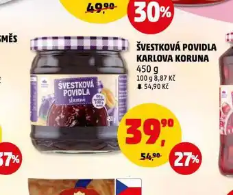 Penny Market Švestková povidla nabídka