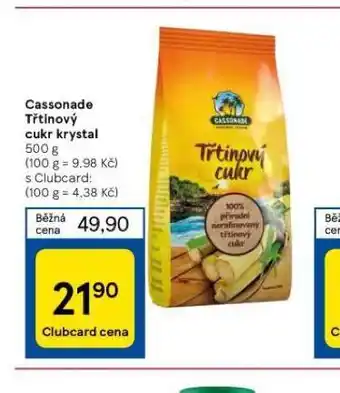 Tesco Třtinový cukr krystal nabídka