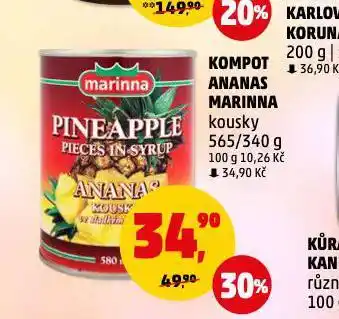 Penny Market Kompot ananas nabídka