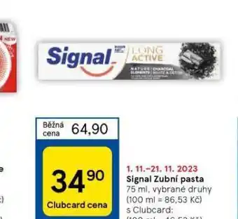Tesco Signal zubní pasta nabídka