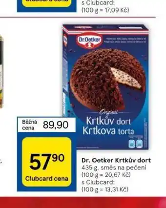 Tesco Dr. oetker krtkův dort nabídka