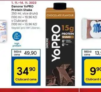 Tesco Danone yopro protein shake nabídka