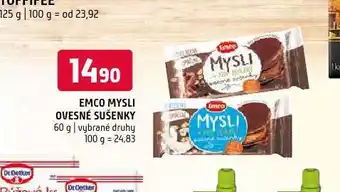Terno Emco mysli ovesné sušenky nabídka