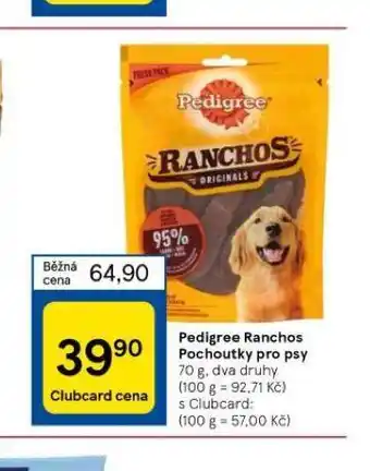 Tesco Pedigree ranchos pochoutky pro psy nabídka
