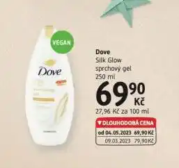 dm drogerie Dove sprchový gel nabídka