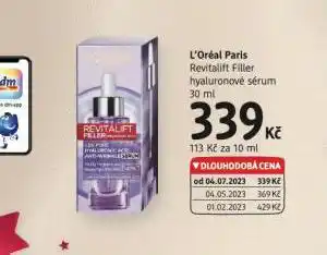 dm drogerie Loreal paris sérum nabídka