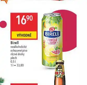 Globus Birell nealkoholické pivo nabídka