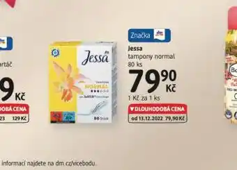dm drogerie Jessa tampony normal nabídka