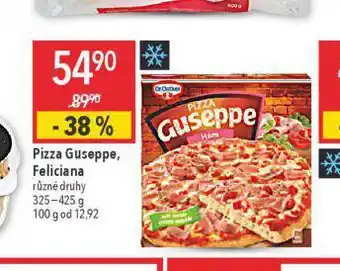 Globus Pizza guseppe nabídka