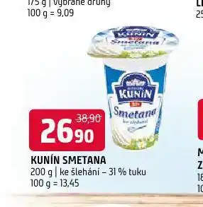 Terno Kunín smetana nabídka