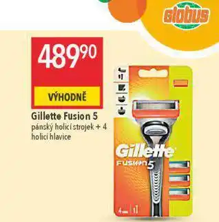 Globus Gillette holicí strojek nabídka