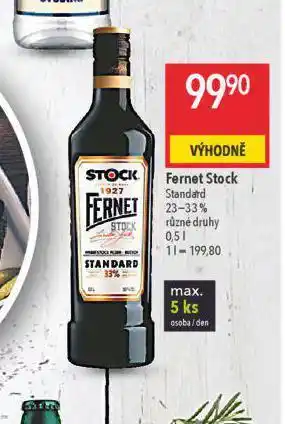 Globus Fernet stock nabídka