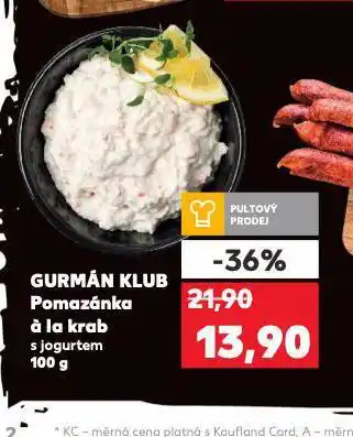 Kaufland Pomazánka á la krab nabídka