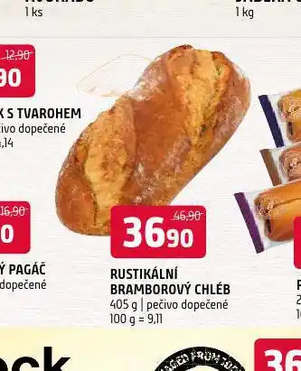 Terno Rustikální bramborový chléb nabídka