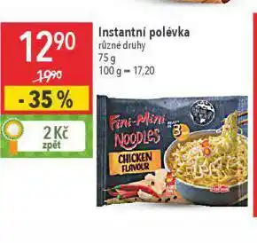 Globus Instantní polévka nabídka