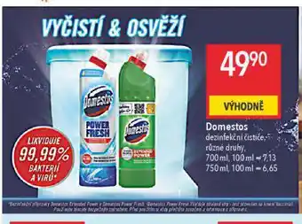 Globus Domestos wc čistič nabídka