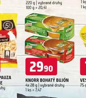 Terno Knorr bohatý bujón nabídka