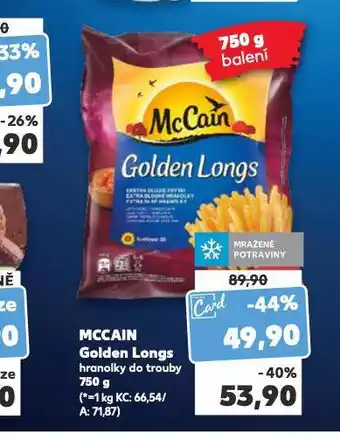 Kaufland Mccain golden longs nabídka