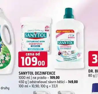 Terno Sanytol dezinfekce nabídka