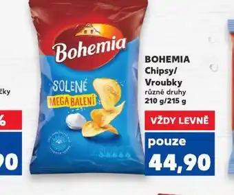 Kaufland Bohemia chipsy / vroubky nabídka