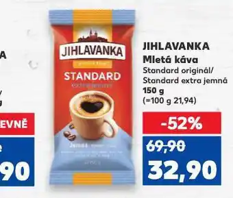 Kaufland Jihlavanka mletá káva nabídka