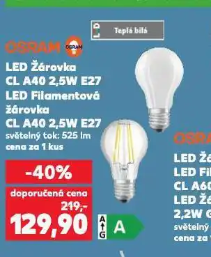 Kaufland Led žárovka nabídka
